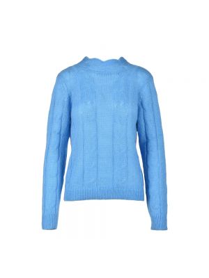 Sweter Weili Zheng niebieski