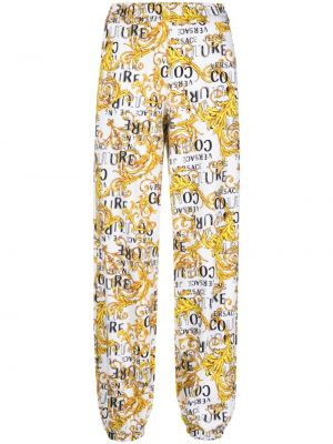 Hose mit print Versace Jeans Couture