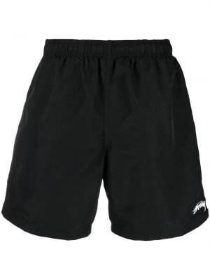 Trykt shorts Stüssy svart