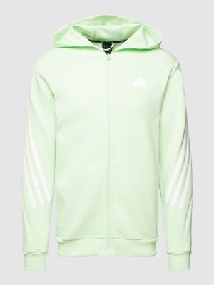 Bluza z kapturem z nadrukiem Adidas Sportswear zielona