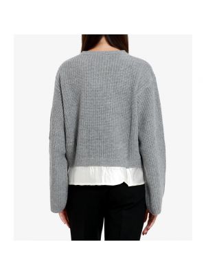 Jersey de lana de tela jersey Kaos gris