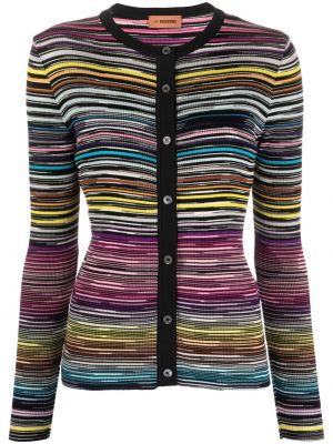 Cardigan a righe Missoni nero