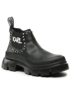 Kotníkové boty Karl Lagerfeld černé