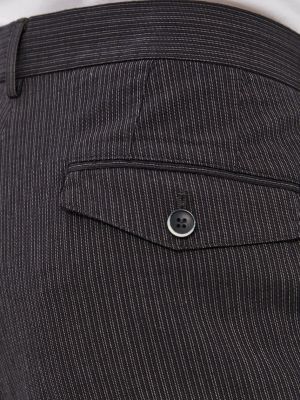 Spodnie dopasowane Sisley szare