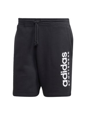 Pantalon de sport en polaire Adidas Sportswear noir