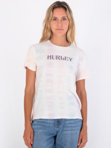 Koszulka z nadrukiem Hurley biała
