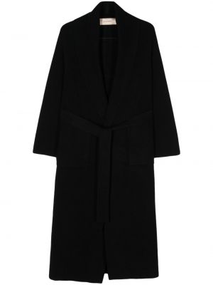 Kašmírový kabát Gentry Portofino čierna