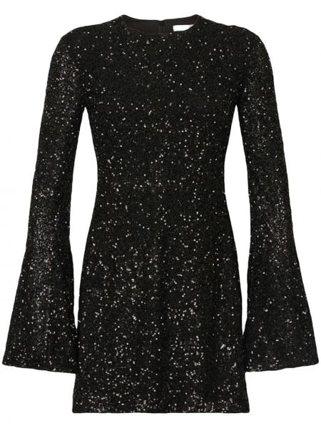 Μάξι φόρεμα με παγιέτες Frame μαύρο