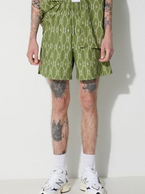 Pantaloni scurți din bumbac Filling Pieces verde
