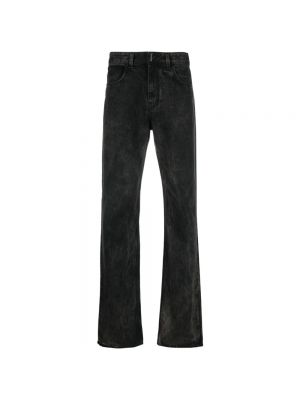 Zerrissene straight jeans Givenchy schwarz