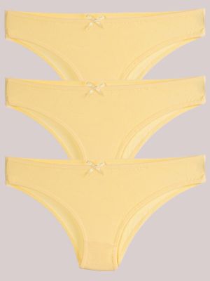 Bavlněné kalhotky Armonika žluté