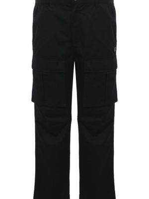 Хлопковые брюки карго Ksubi черные