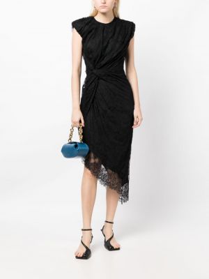 Asymetrické mini šaty Jnby černé