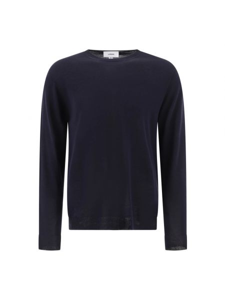 Niebieski sweter z kaszmiru Lardini
