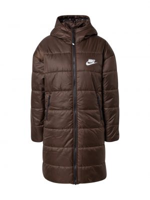 Зимнее пальто Nike коричневое
