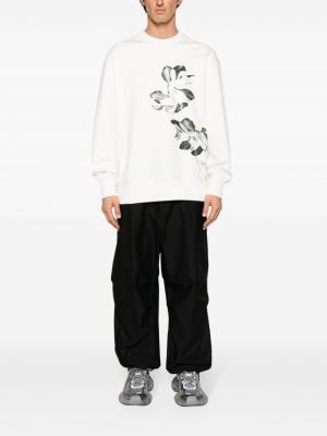 Geblümt sweatshirt mit print Y-3 weiß