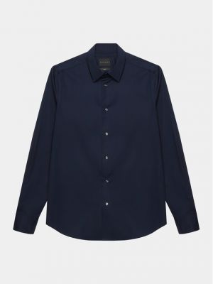 Marškiniai slim fit Sisley mėlyna