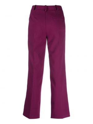Rovné kalhoty Alysi fialové