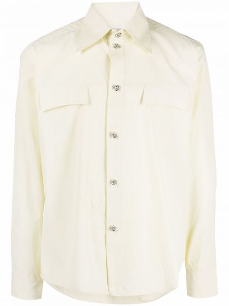 Camisa con botones manga larga Namacheko amarillo