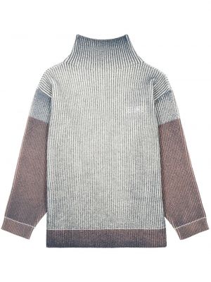 Sweter z nadrukiem Mm6 Maison Margiela biały
