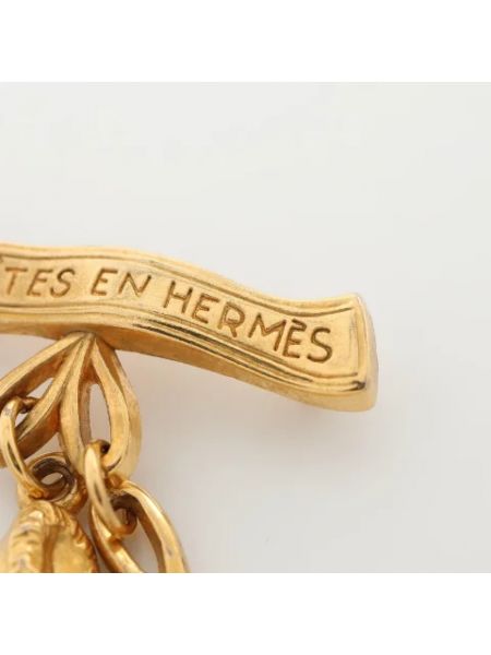 Broszka Hermès Vintage żółta