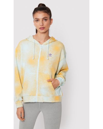 Bluză cu imagine cu croială lejeră Adidas galben