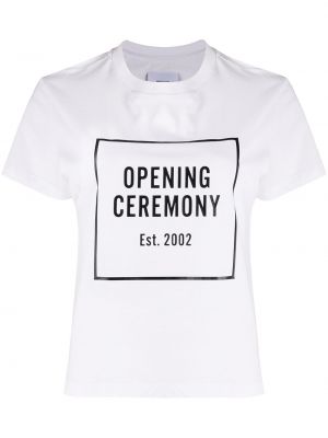 Camiseta con estampado Opening Ceremony blanco