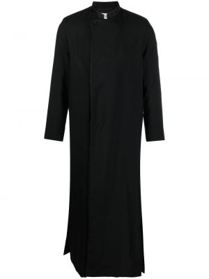 Állógalléros kabát Saint Laurent fekete