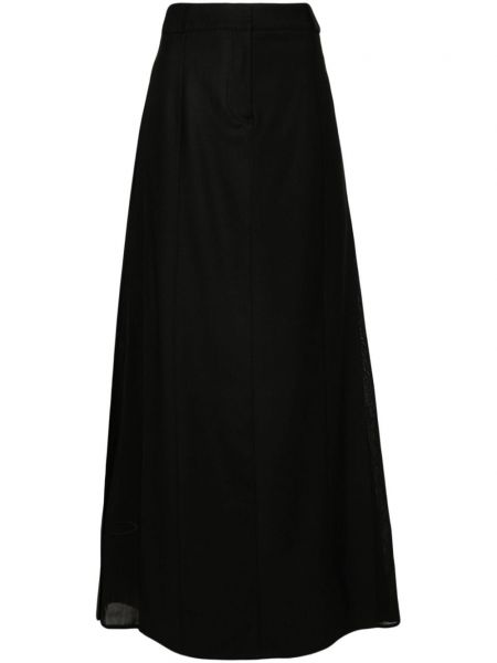 Dlhá sukňa Victoria Beckham čierna