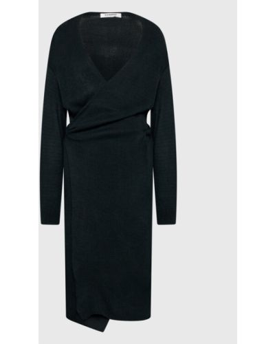 Glamorous Kötött ruha LC1296 Fekete Regular Fit