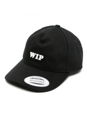 Siuvinėtas kepurė su snapeliu Carhartt Wip juoda