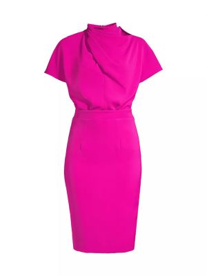 Платье Эстелла Миди Black Halo, vibrant pink