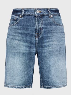 Jeans shorts 7 For All Mankind blau
