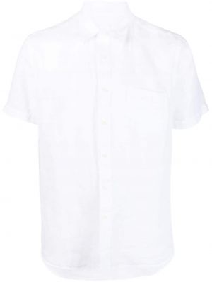 Chemise en lin avec manches courtes 120% Lino blanc