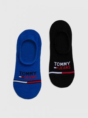 Чорапи Tommy Jeans синьо