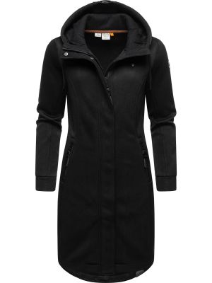 Πλεκτό παλτό Ragwear μαύρο
