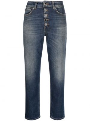 Jeans mit geknöpfter Dondup blau