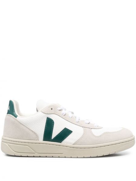 Mesh lær sneakers Veja hvit