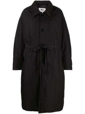 Oversized kabát Mm6 Maison Margiela fekete