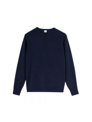 Sweter z okrągłym dekoltem Aspesi niebieski