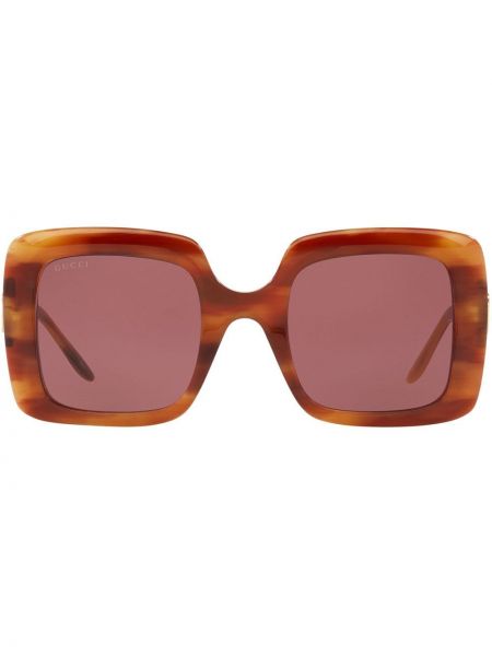 Överdimensionerad glasögon Gucci Eyewear brun