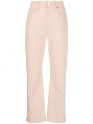 Stretch jeans Fendi rosa