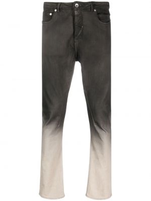 Bavlnené skinny fit džínsy s prechodom farieb Rick Owens Drkshdw