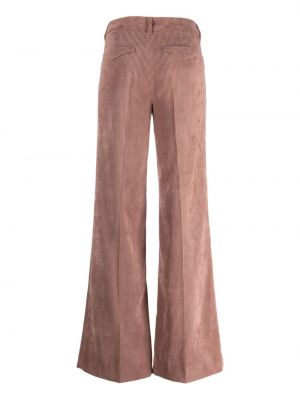 Spodnie sztruksowe Luisa Cerano różowe