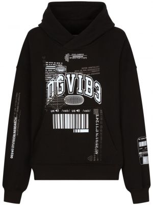 Pamučna hoodie s kapuljačom Dolce & Gabbana Dg Vibe
