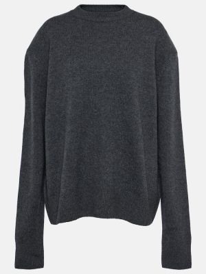 Kašmírový vlnený sveter The Frankie Shop sivá