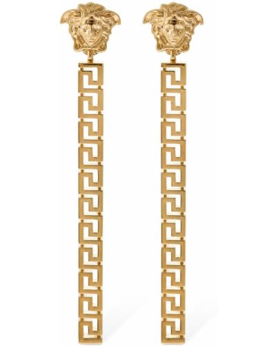 Złote kolczyki Versace - złoto