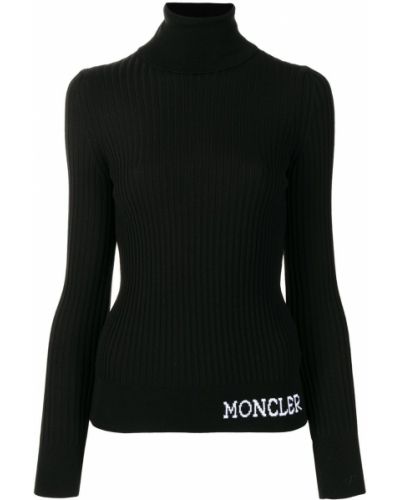 Top de punto Moncler negro