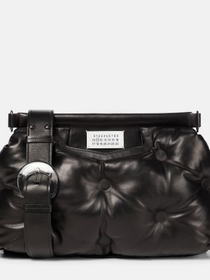 Черная кожаная сумка через плечо Maison Margiela