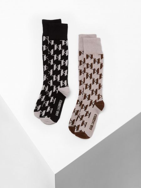 Ponožky Karl Lagerfeld šedé